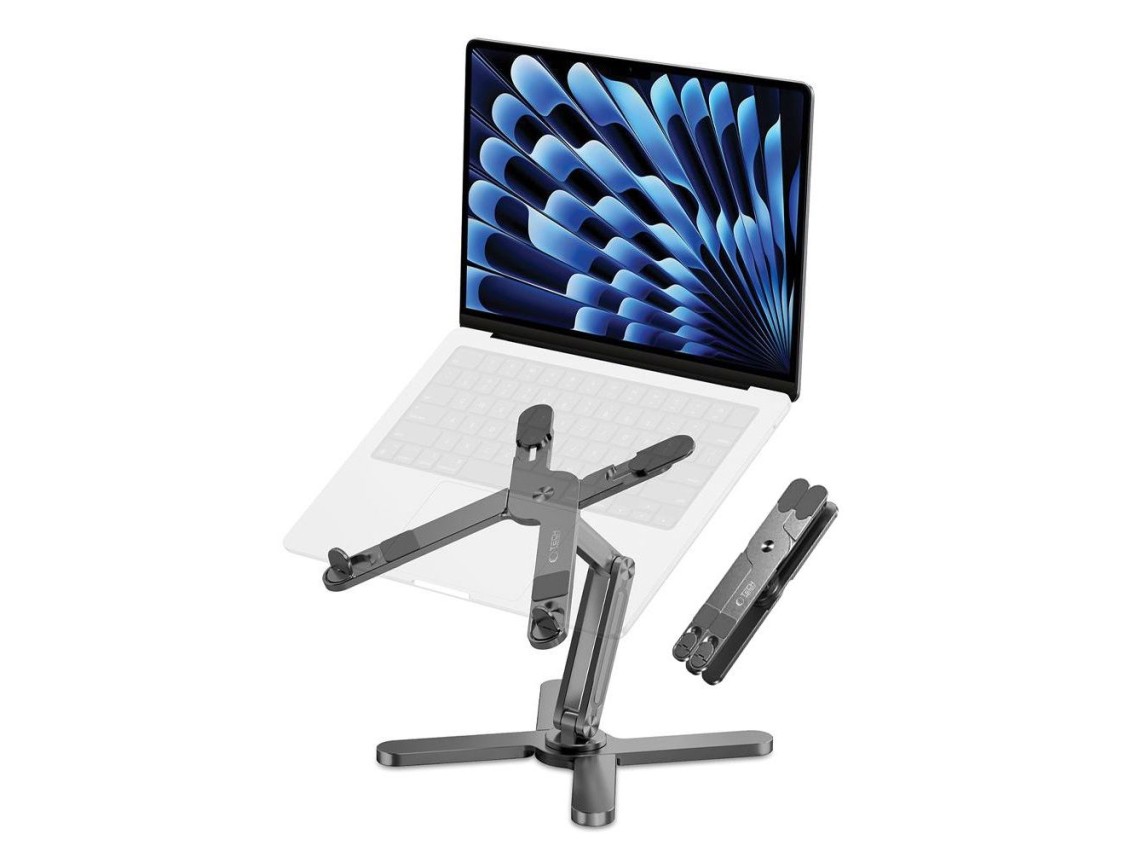 Suporte universal Tech-Protect ULS200 para laptops de até 16" - cinza