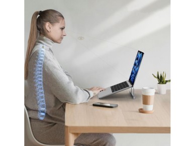 Suporte universal para laptop Tech-Protect ULS100 para laptops de at� 16" - Cinza