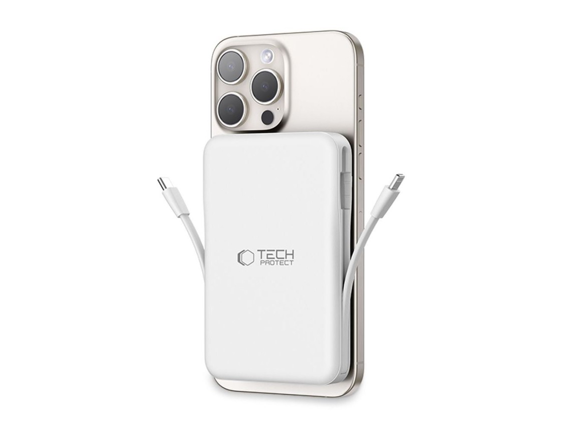 Tech-Protect LifeMag PB31 Power Bank with MagSafe 10000mAh 15W USB-C / USB-A / Built-in USB-C / Ligh