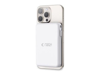 Tech-Protect LifeMag PB31 Power Bank with MagSafe 10000mAh 15W USB-C / USB-A / Built-in USB-C / Ligh