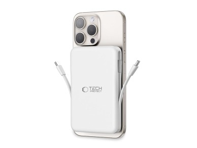 Tech-Protect LifeMag PB31 Power Bank with MagSafe 10000mAh 15W USB-C / USB-A / Built-in USB-C / Ligh