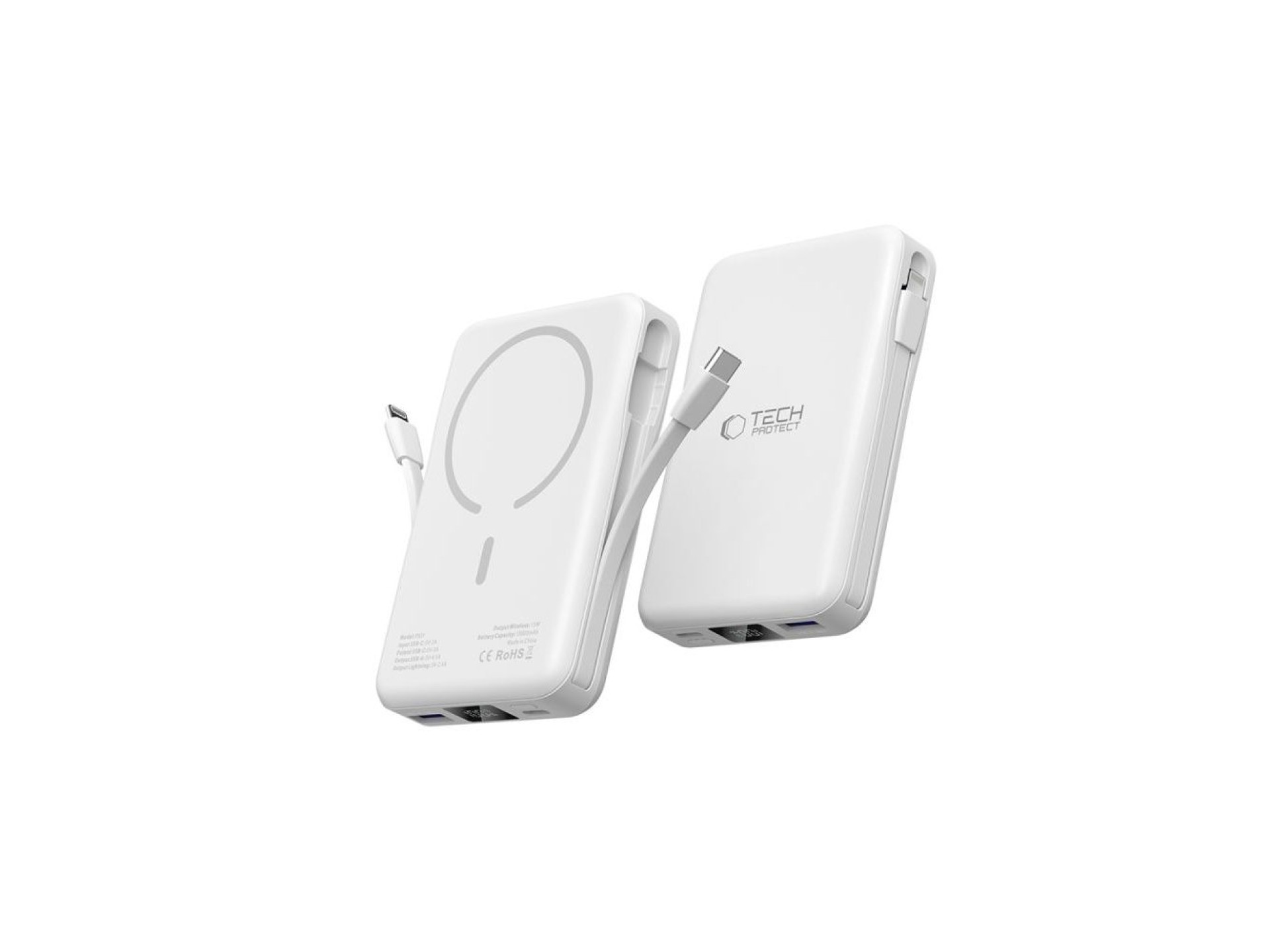 Tech-Protect LifeMag PB31 Power Bank with MagSafe 10000mAh 15W USB-C / USB-A / Built-in USB-C / Ligh