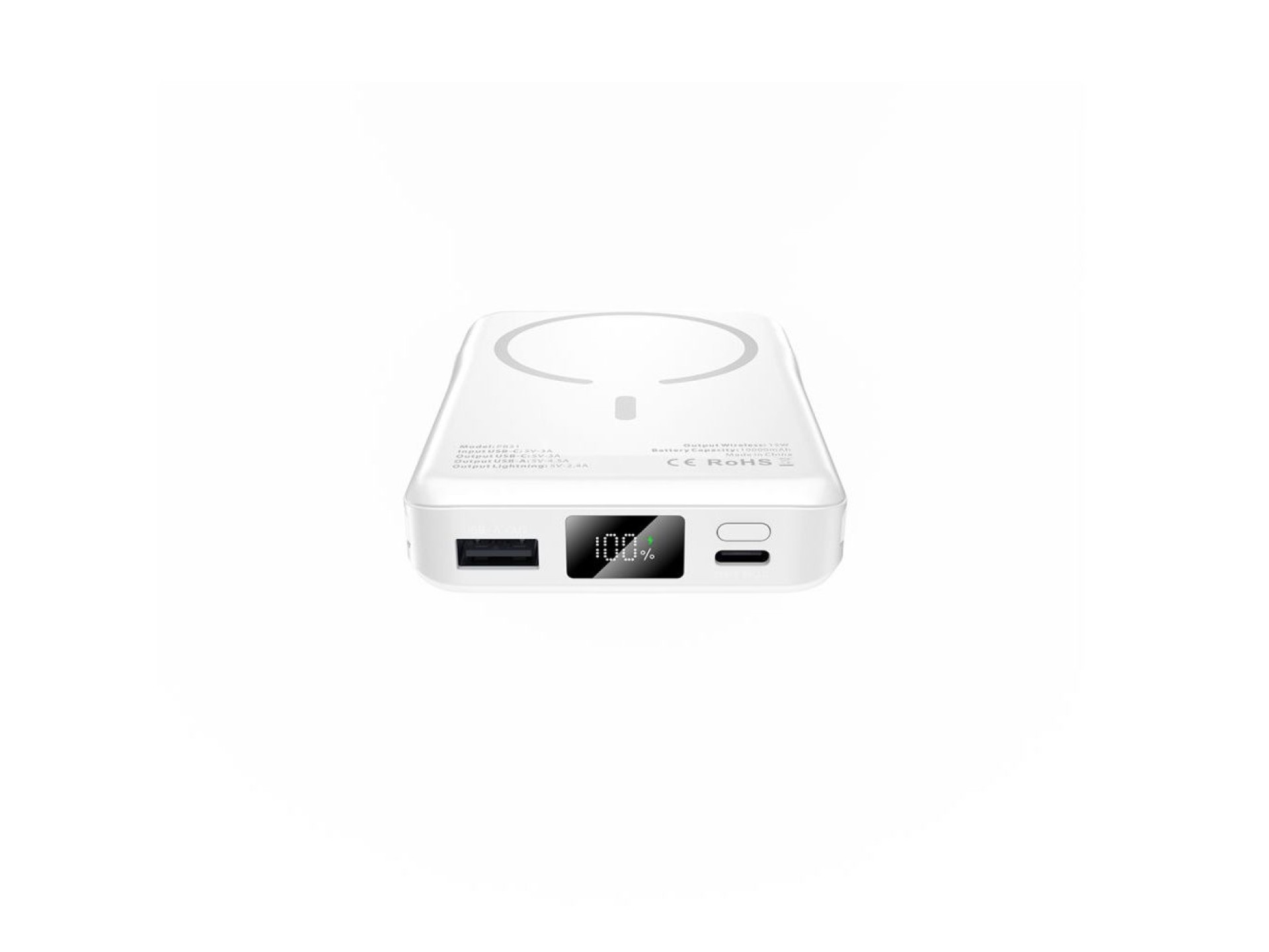 Tech-Protect LifeMag PB31 Power Bank with MagSafe 10000mAh 15W USB-C / USB-A / Built-in USB-C / Ligh