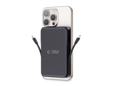 Bater�a externa Tech-Protect LifeMag PB31 con MagSafe, 10000 mAh, 15 W, USB-C / USB-A / USB-C integr