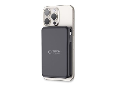 Bater�a externa Tech-Protect LifeMag PB31 con MagSafe, 10000 mAh, 15 W, USB-C / USB-A / USB-C integr