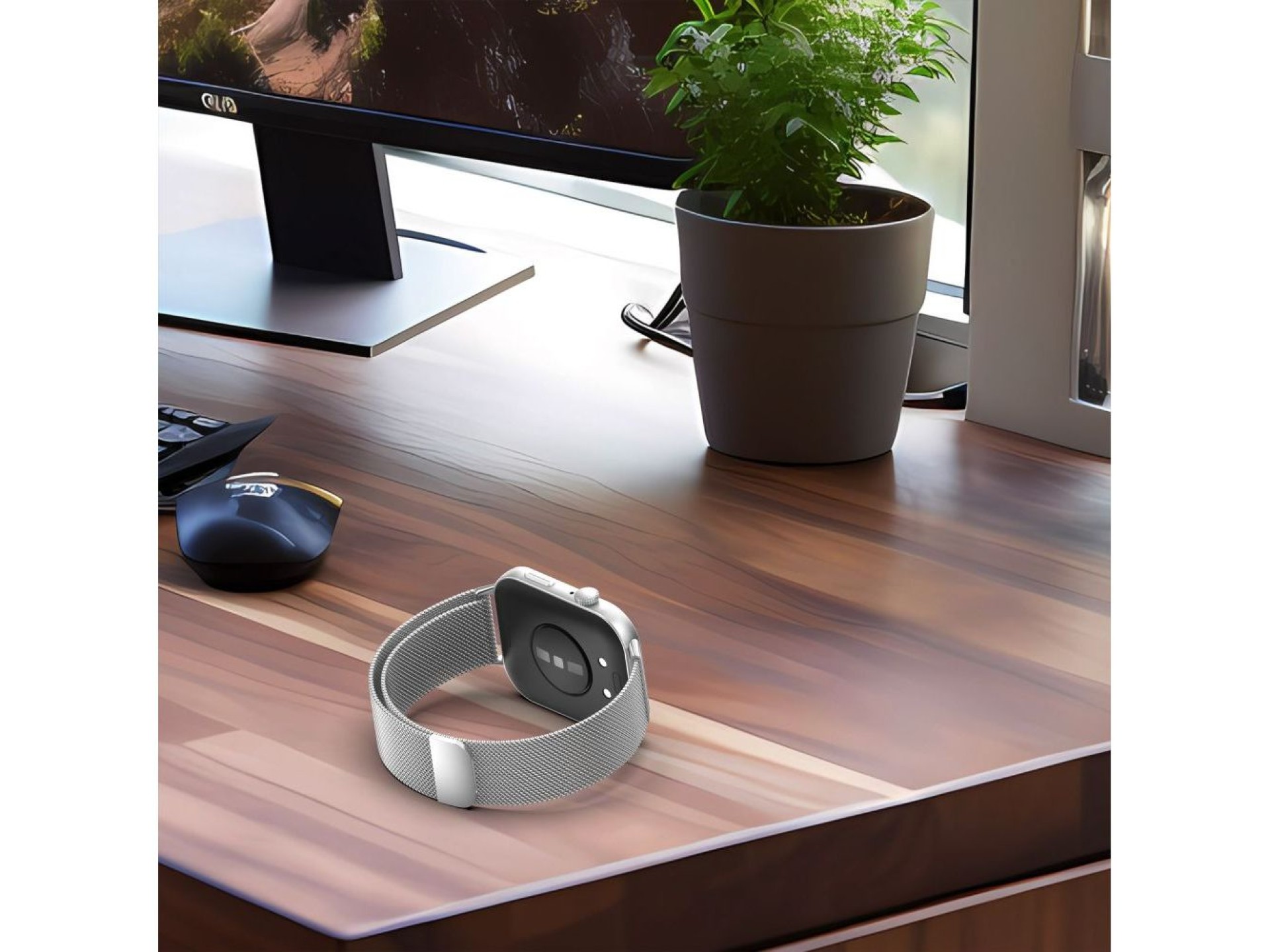 Tech-Protect MilaneseBand para Huawei Watch Fit 3 - Preto