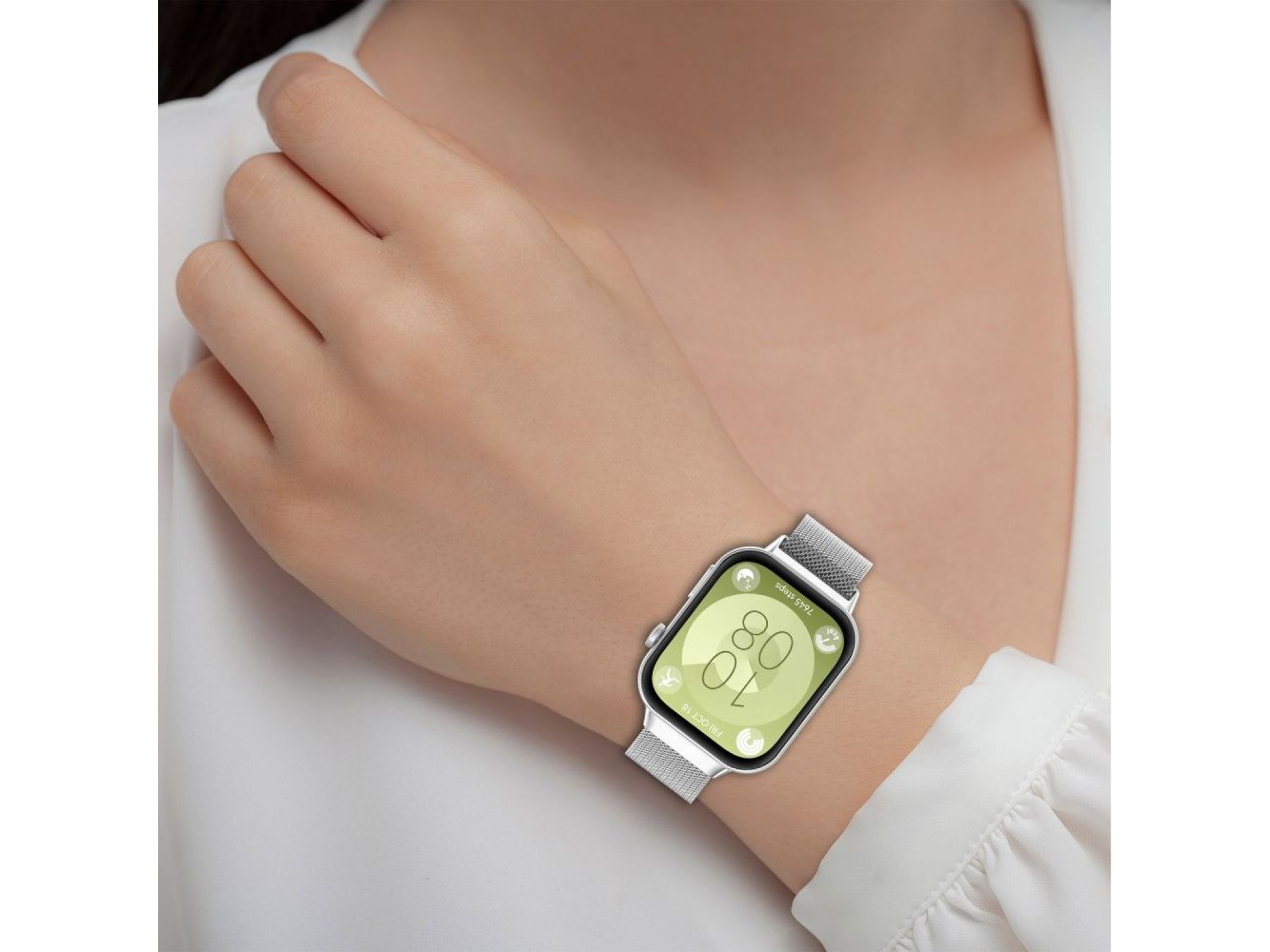 Tech-Protect MilaneseBand para Huawei Watch Fit 3 - Preto