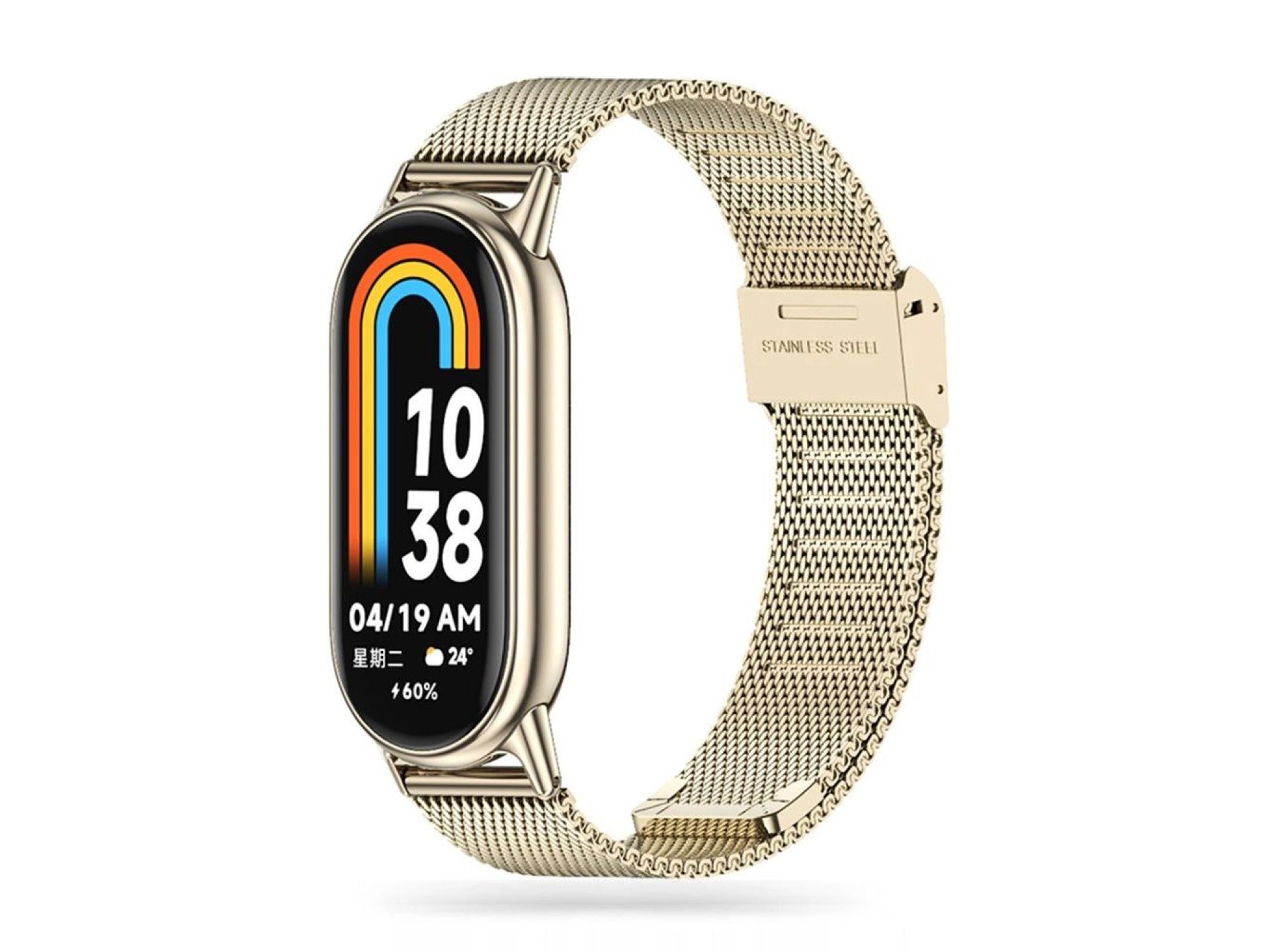 Tech-Protect MilaneseBand Strap for Xiaomi Smart Band 8 / 8 NFC - Beige