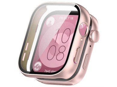 Capa Tech-Protect Defense360 para Huawei Watch Fit 3 - Rosa