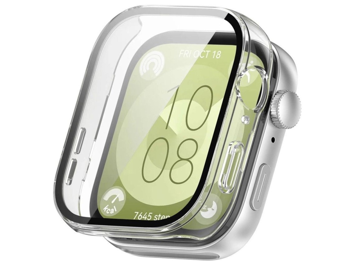 Capa Tech-Protect Defense360 para Huawei Watch Fit 3 - Transparente