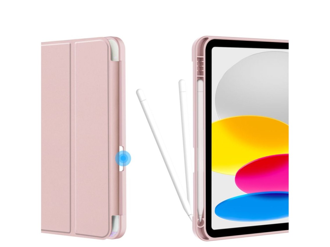 Funda Tech-Protect SC Pen para iPad de 10,9" (2022) - Mármol rosa