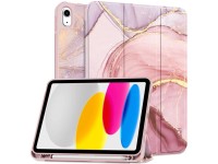 Capa Tech-Protect SC Pen para iPad 10.9" 2022 - M�rmore Rosa