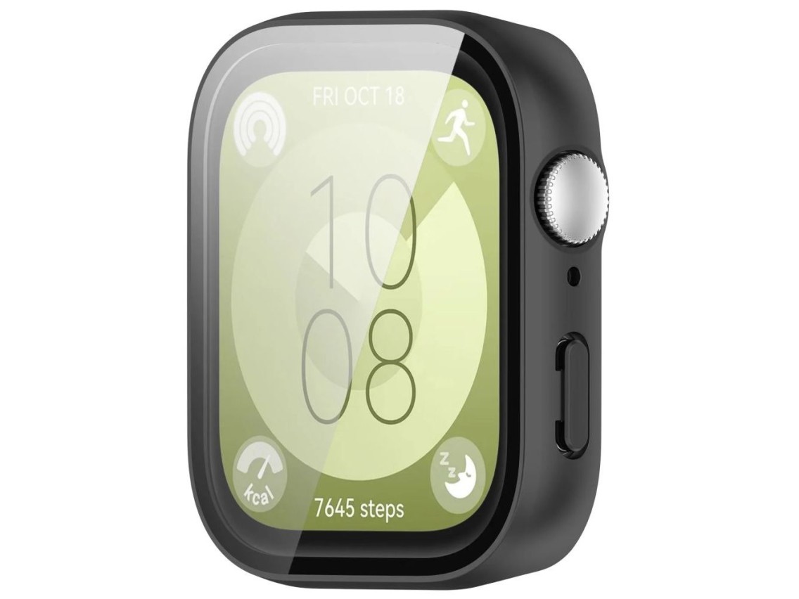 Capa Tech-Protect Defense360 para Huawei Watch Fit 3 - Preta