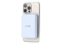 Bater�a externa Tech-Protect LifeMag PB11 con MagSafe, 10000 mAh, 15 W, puerto USB-C - azul + cable 