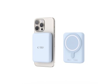 Tech-Protect LifeMag PB11 Powerbank with MagSafe 10000mAh 15W USB-C port - blue + USB-C cable Tech-Protect LifeMag PB11 Powerbank with MagSafe 10000mAh 15W USB-C port - blue + USB-C cable