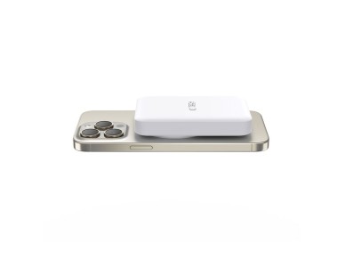 Bater�a externa Tech-Protect LifeMag PB11 con MagSafe, 10000 mAh, 15 W, puerto USB-C - color blanco 