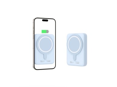 Tech-Protect LifeMag PB11 Powerbank with MagSafe 10000mAh 15W USB-C port - blue + USB-C cable Tech-Protect LifeMag PB11 Powerbank with MagSafe 10000mAh 15W USB-C port - blue + USB-C cable