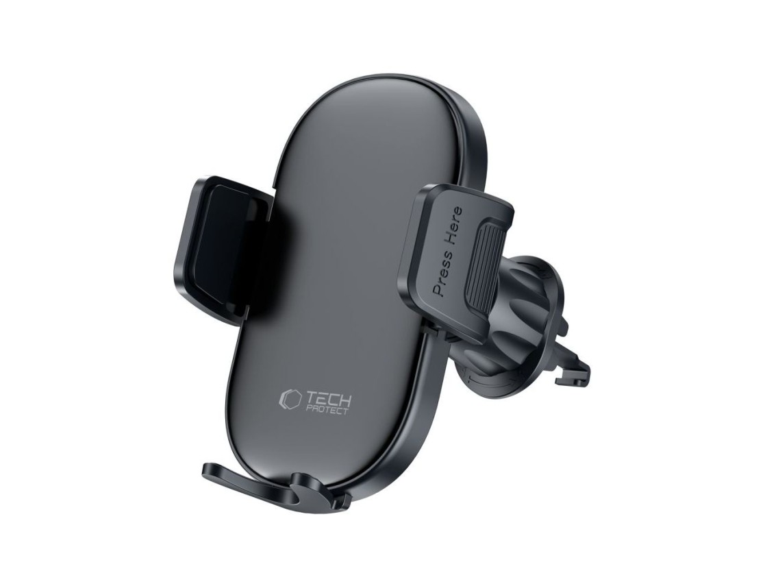 Soporte para teléfono móvil Tech-Protect V7 para habitáculo/rejilla de ventilación - Negro