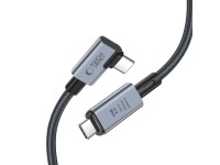 Tech-Protect UltraBoost Max L USB-C 4.0 (straight) / USB-C 4.0 (angled) PD 240W 8K 40Gbps 1.5m Cable Tech-Protect UltraBoost Max L USB-C 4.0 (straight) / USB-C 4.0 (angled) PD 240W 8K 40Gbps 1.5m Cable
