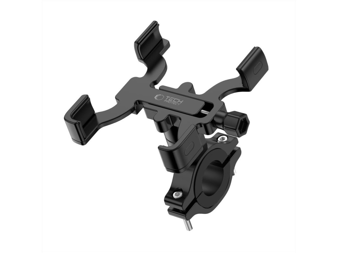 Soporte para teléfono móvil Tech-Protect V3 para manillar de bicicleta - Negro