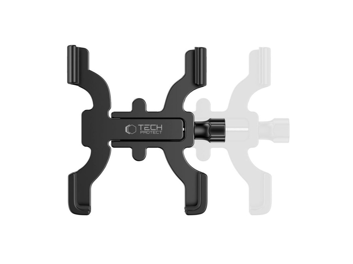 Soporte para teléfono móvil Tech-Protect V3 para manillar de bicicleta - Negro
