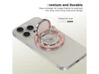 Soporte/anillo magnético Tech-Protect MMR300 con MagSafe - rosa Soporte/anillo magnético Tech-Protect MMR300 con MagSafe - rosa