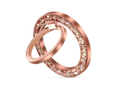Soporte/anillo magn�tico Tech-Protect MMR200 con MagSafe - rosa con cristales