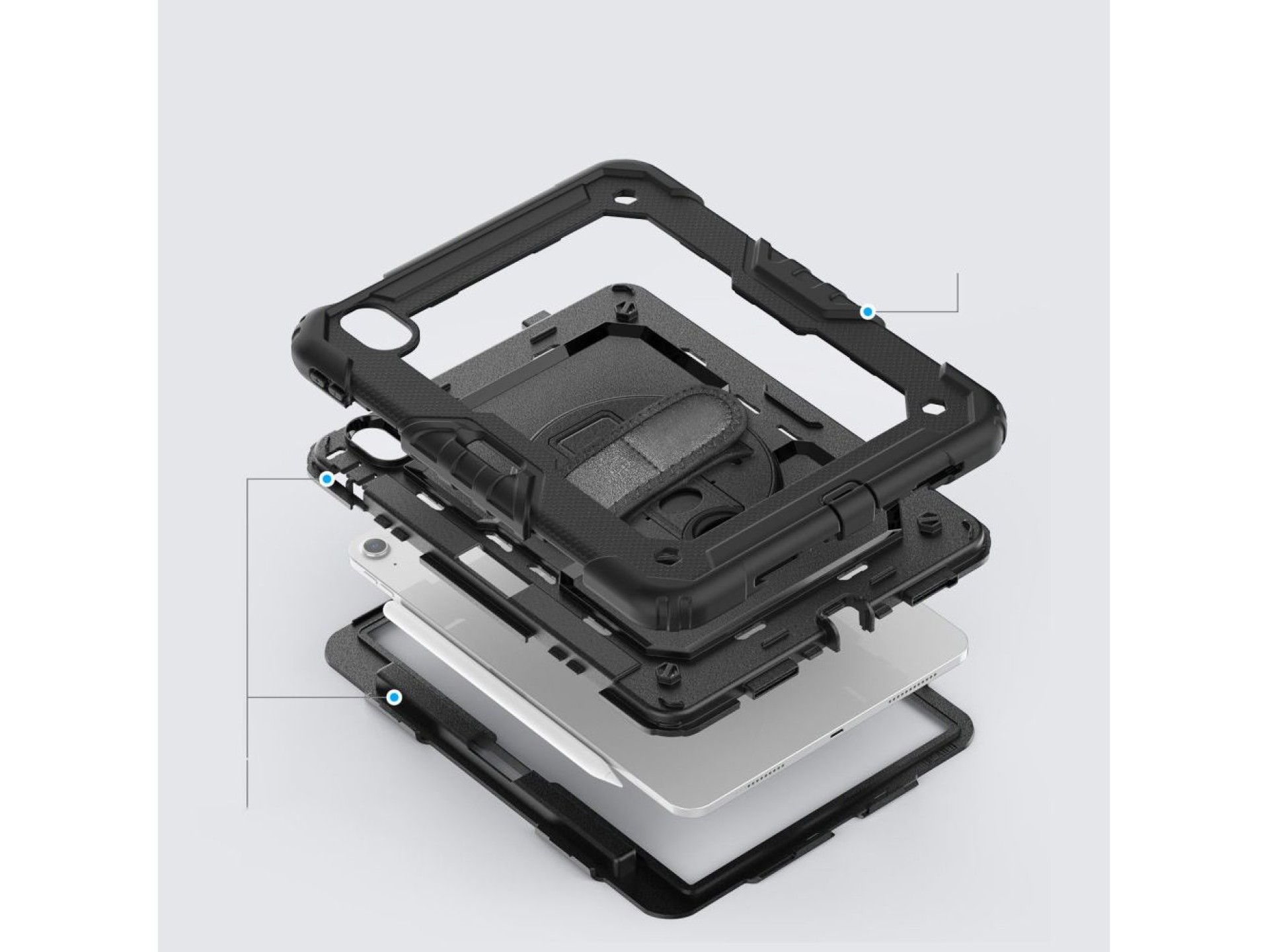Capa Tech-Protect Solid360 para iPad Air 11