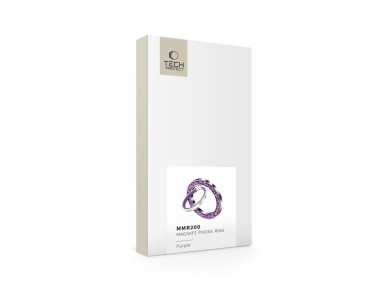 Soporte/anillo magn�tico Tech-Protect MMR200 con MagSafe - morado con cristales