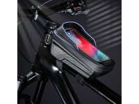 Bolsa para bicicleta Tech-Protect V2 com compartimento para celular, 1 litro - Preta Bolsa para bicicleta Tech-Protect V2 com compartimento para celular, 1 litro - Preta