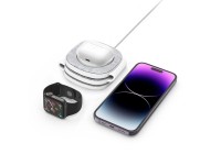Carregador indutivo 3 em 1 Tech-Protect QI15W-A32 com MagSafe para Smartphone / Apple Watch / AirPod Carregador indutivo 3 em 1 Tech-Protect QI15W-A32 com MagSafe para Smartphone / Apple Watch / AirPod