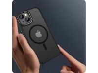 Capa Tech-Protect MagMat 2 MagSafe para iPhone 15 - Preto Fosco Capa Tech-Protect MagMat 2 MagSafe para iPhone 15 - Preto Fosco
