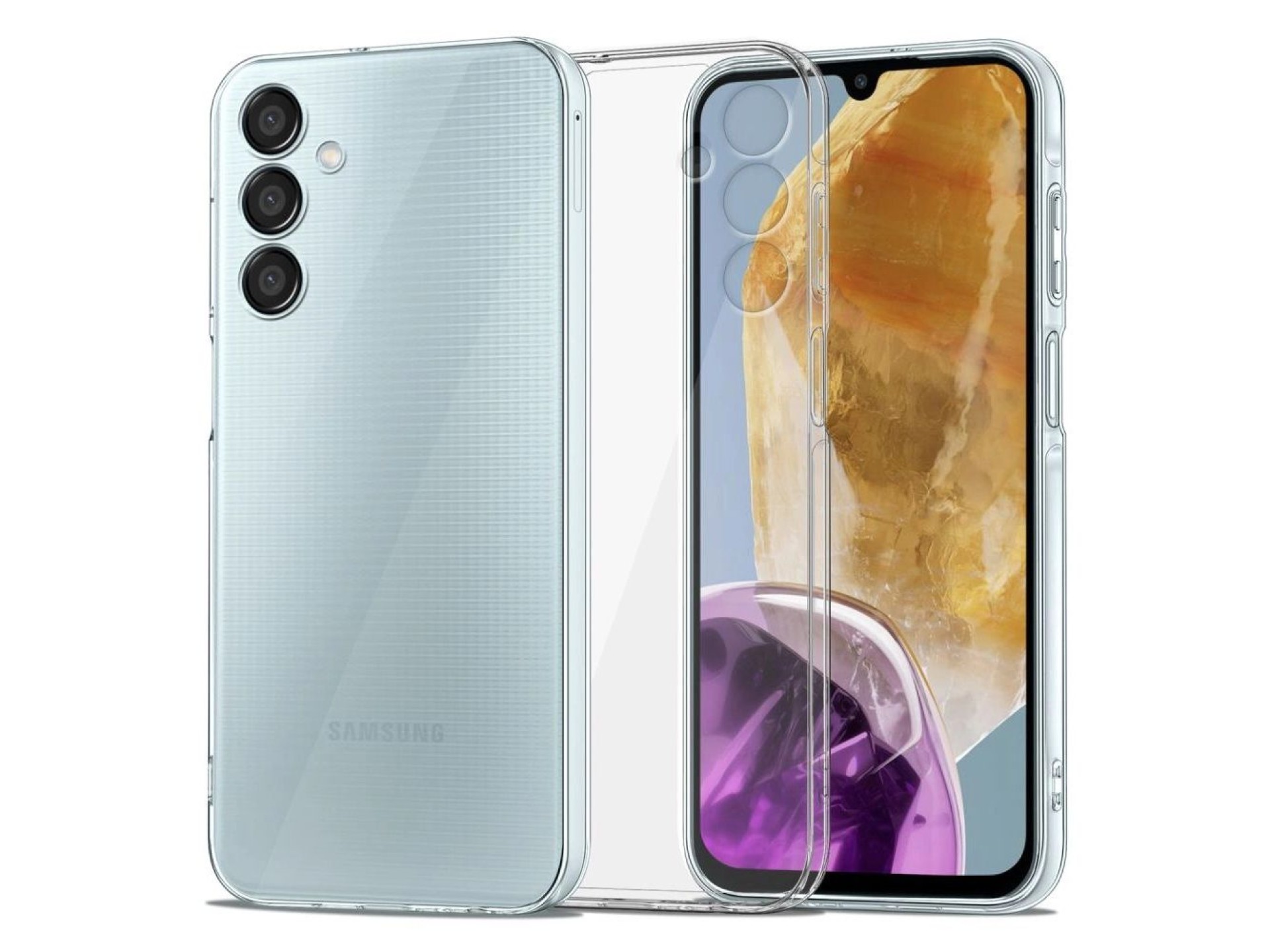 Capa Tech-Protect FlexAir para Samsung Galaxy M15 5G - Transparente