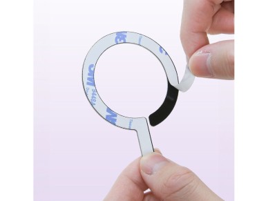 MagSafe Tech-Protect MetalRing Universal Magn�tico - Preto / Prata (2 unidades)
