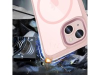 Funda Tech-Protect MagMat MagSafe para iPhone 15 - Rosa transparente Funda Tech-Protect MagMat MagSafe para iPhone 15 - Rosa transparente