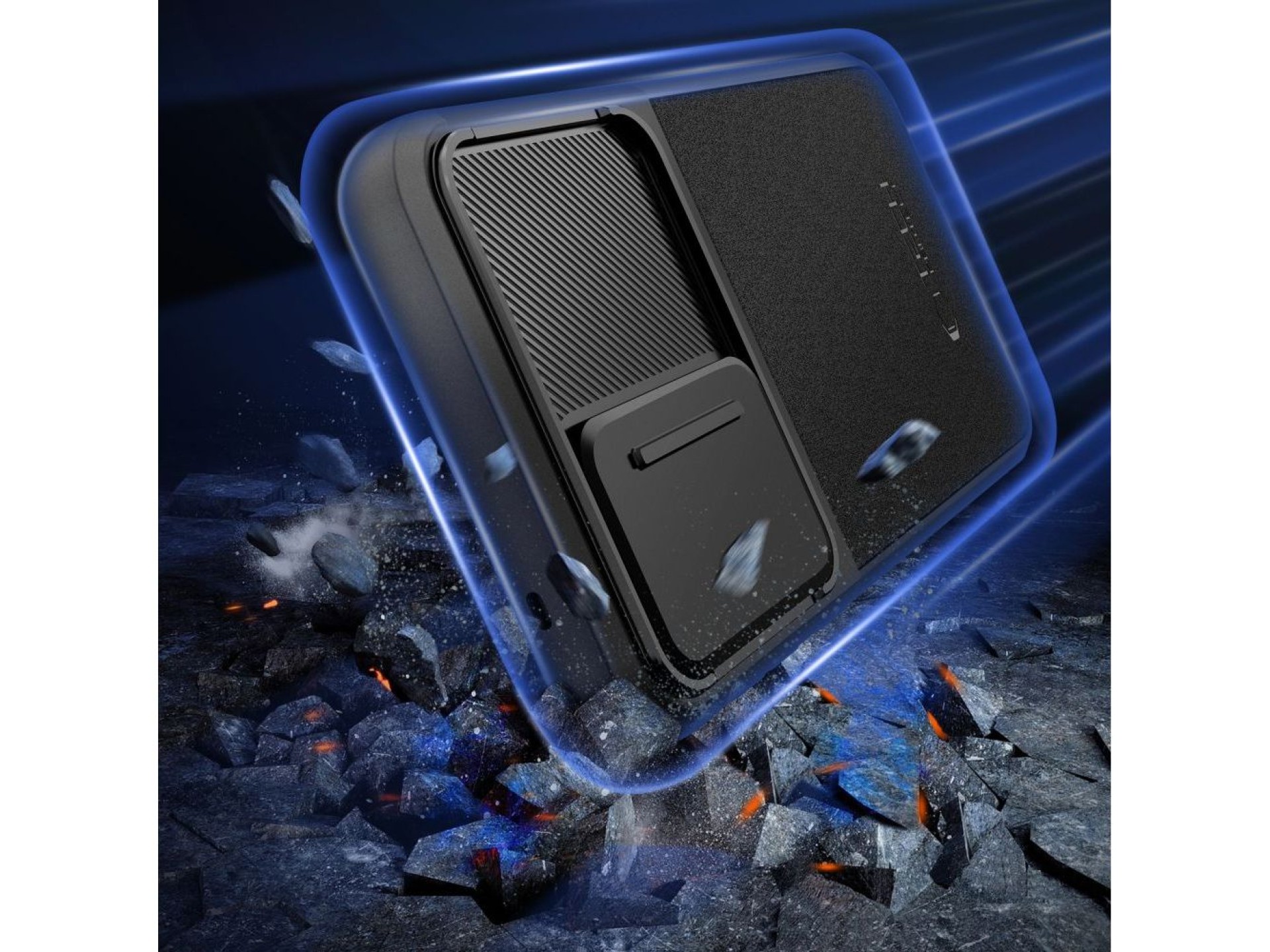Capa Tech-Protect Velar Cam+ para Samsung Galaxy A55 5G - Preta