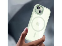 Capa Tech-Protect MagMat MagSafe para iPhone 15 - Verde Transparente Capa Tech-Protect MagMat MagSafe para iPhone 15 - Verde Transparente