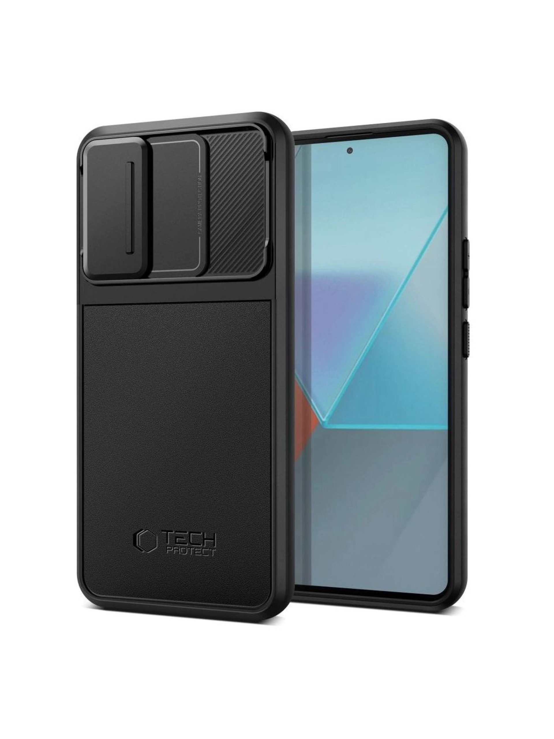 Tech-Protect Velar Cam+ Case for Xiaomi Redmi Note 13 Pro 5G / Poco X6 5G - Black