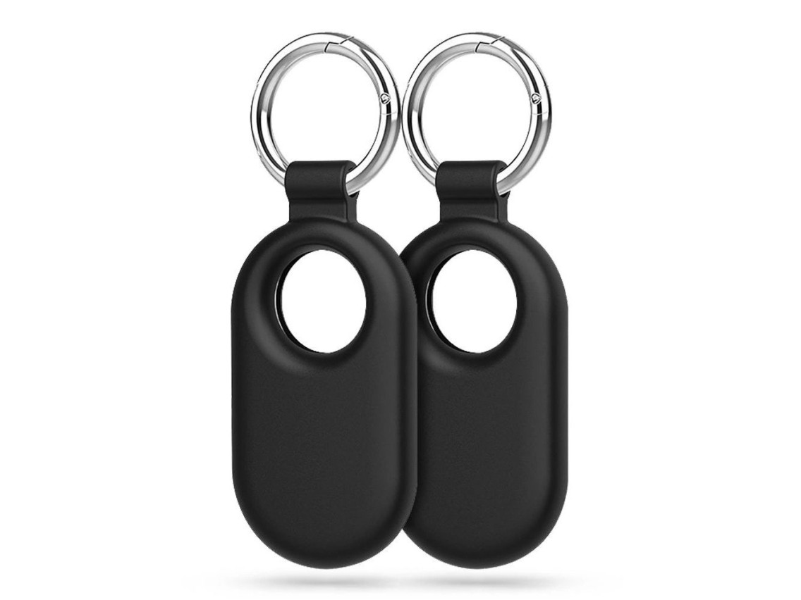 Capa Tech-Protect Icon para Samsung Galaxy SmartTag 2 - Preta (2 unidades)