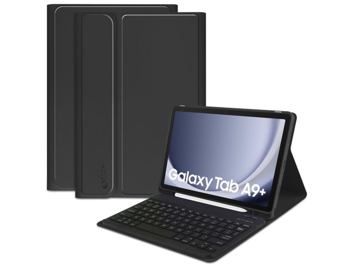 Capa Tech-Protect SC Pen + Teclado com Teclado para Samsung Galaxy Tab A9+ 11" X210 / X215 / X216 -
