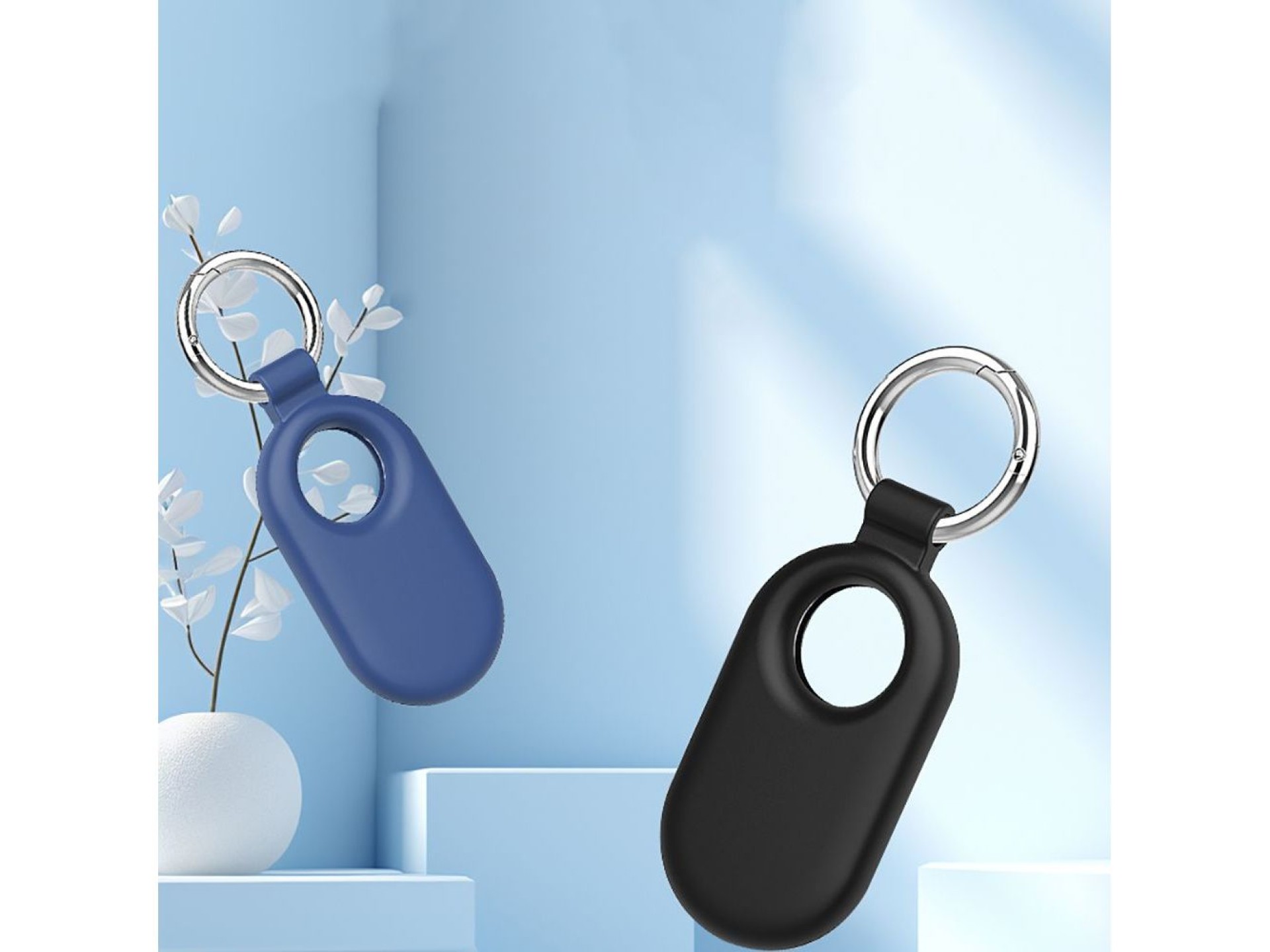 Capa Tech-Protect Icon para Samsung Galaxy SmartTag 2 - Preta (2 unidades)