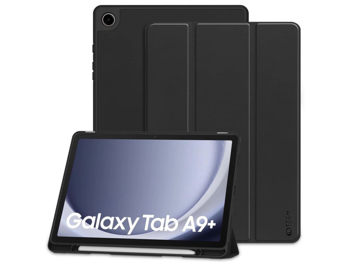 Capa Tech-Protect SC Pen para Samsung Galaxy Tab A9+ 11" X210 / X215 / X216 - Preta