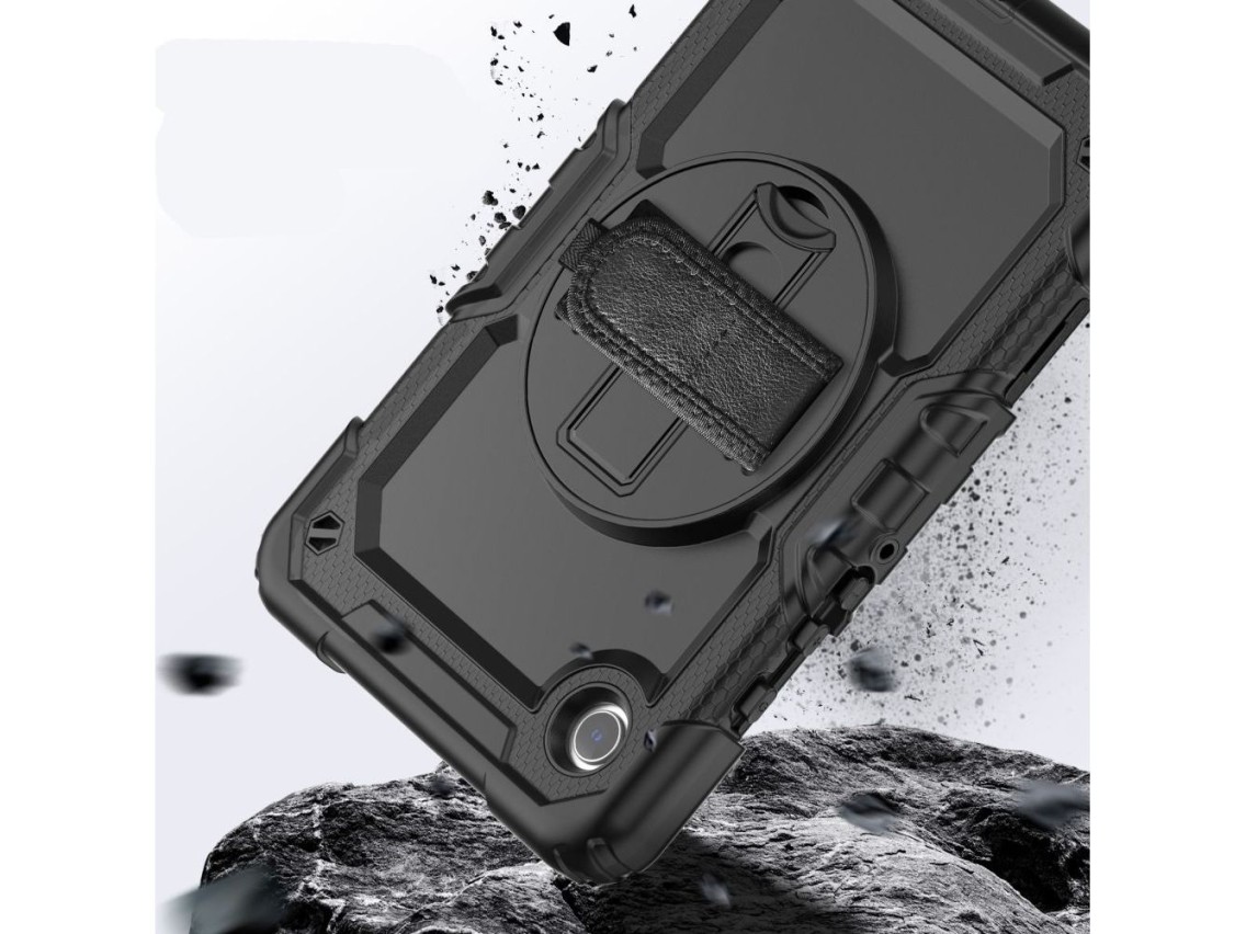 Capa Tech-Protect Solid360 para Samsung Galaxy Tab A9 8.7 X110 / X115 - Preta
