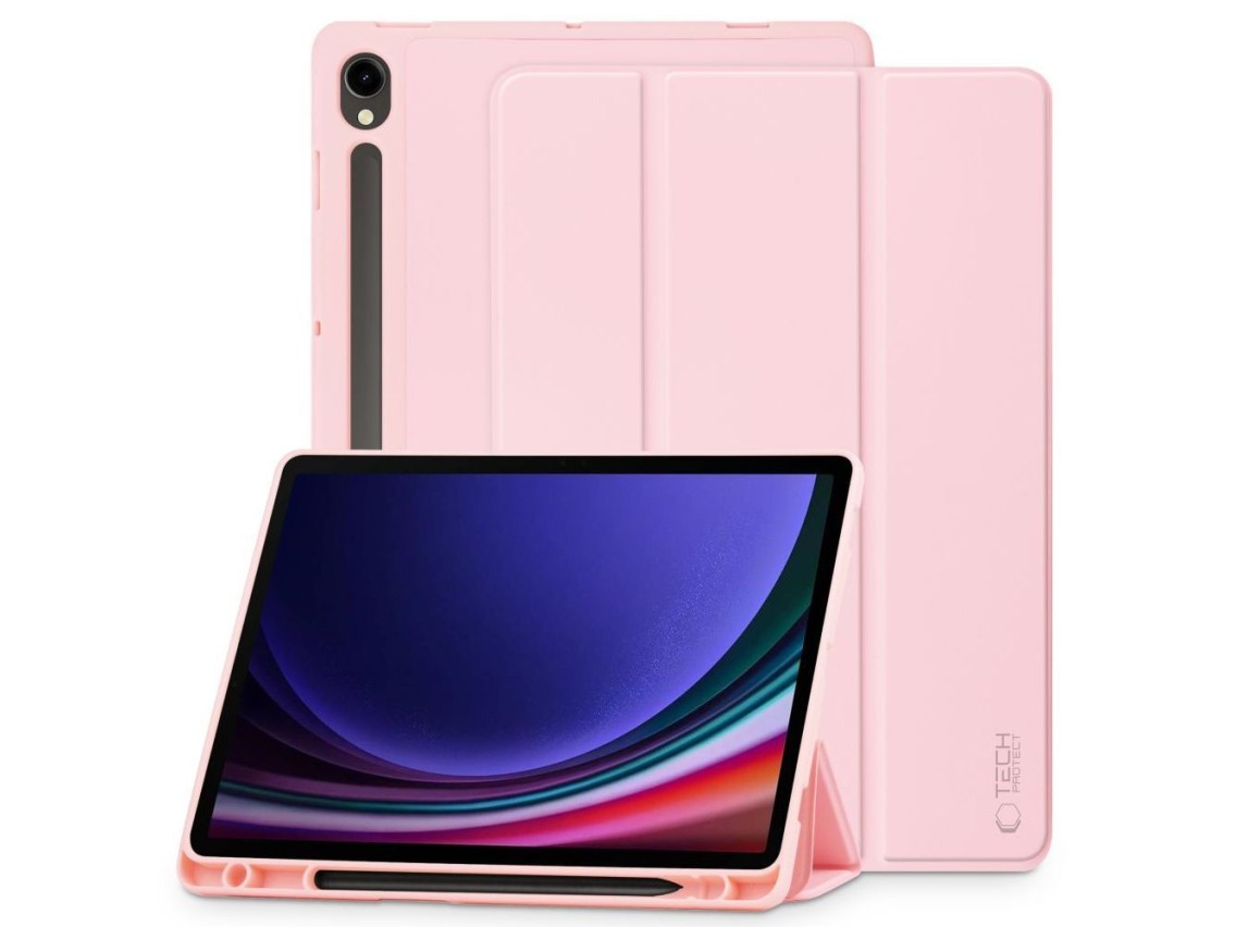 Capa Tech-Protect SC Pen para Samsung Galaxy Tab S9 FE 10.9" X510 / X516B - Rosa