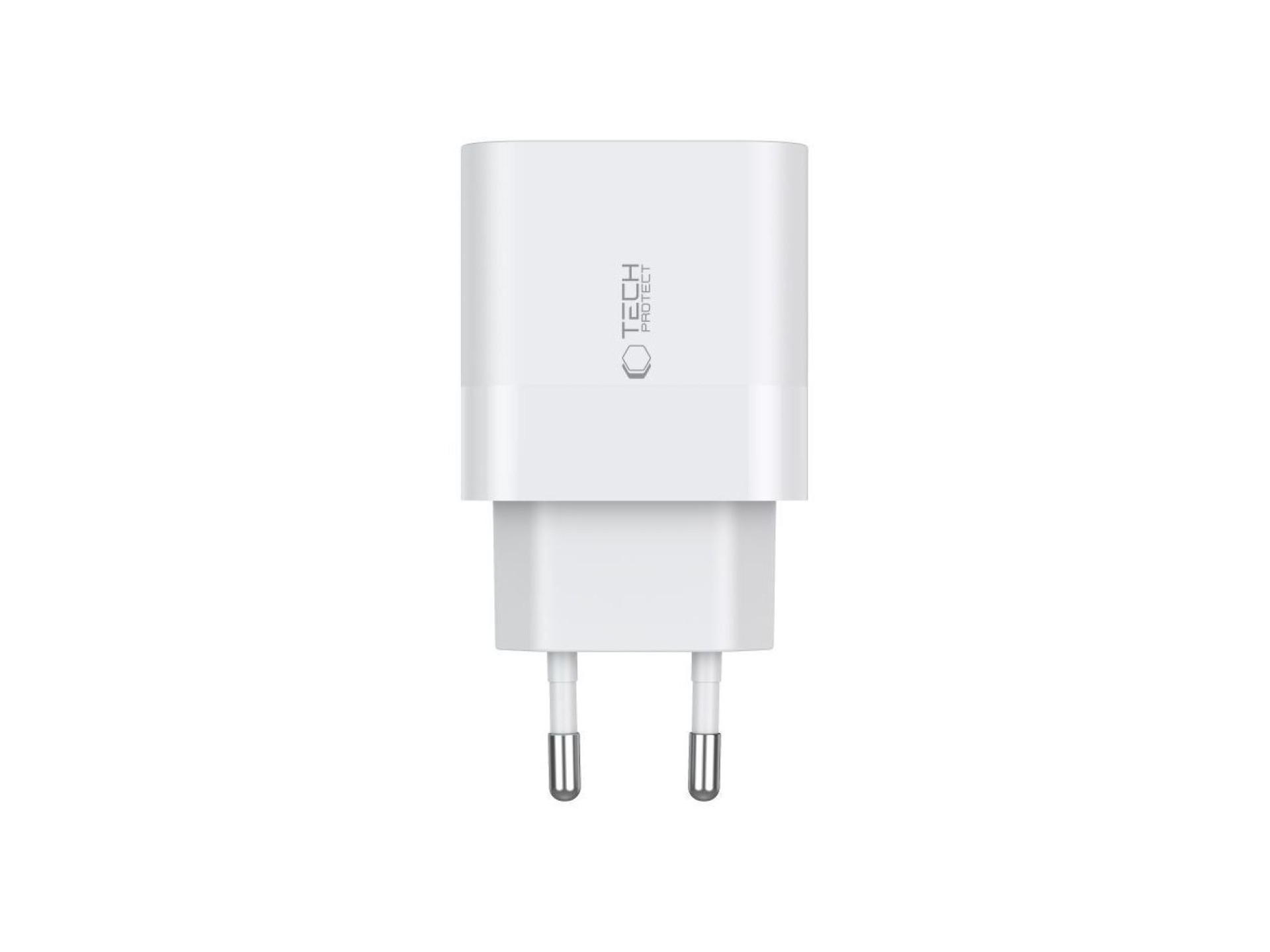 Tech-Protect C20W charger 2x USB-C PD 20W - white
