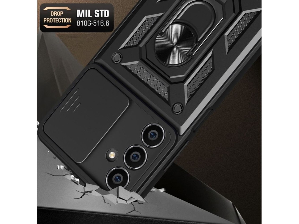 Tech-Protect CamShield Pro Case for Samsung Galaxy S23 FE - Black
