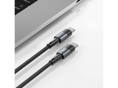 Tech-Protect UltraBoost USB-C / USB-C PD Cable 100W 5A 0.25m - Gray Tech-Protect UltraBoost USB-C / USB-C PD Cable 100W 5A 0.25m - Gray