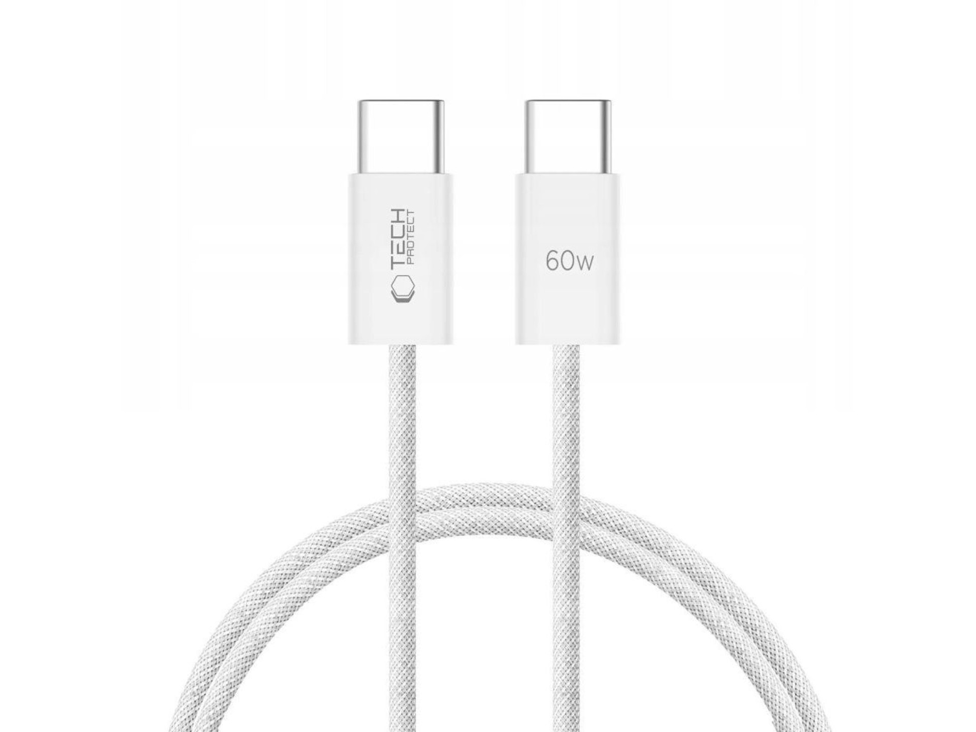 Cable Tech-Protect UltraBoost Classic USB-C / USB-C PD 60W 3A 1m - blanco