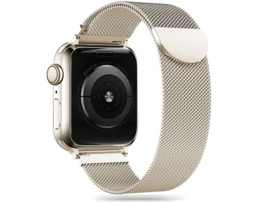 Correa Tech-Protect MilaneseBand para Apple Watch 4 / 5 / 6 / 7 / 8 / 9 / SE (38/40/41 mm) - beige Correa Tech-Protect MilaneseBand para Apple Watch 4 / 5 / 6 / 7 / 8 / 9 / SE (38/40/41 mm) - beige