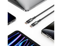 Cabo Tech-Protect UltraBoost USB-C / USB-C PD 100W 5A 3m - Cinza Cabo Tech-Protect UltraBoost USB-C / USB-C PD 100W 5A 3m - Cinza